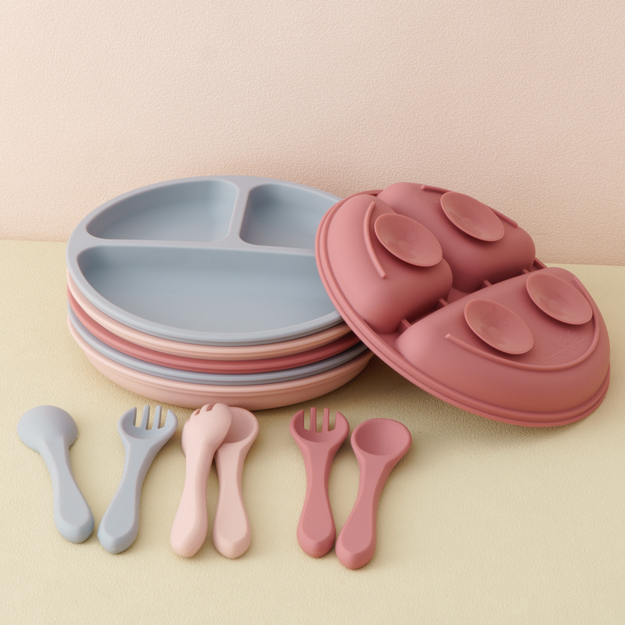 3PCS Children's Tableware Set  - огляд і ціна Baby Food Tray