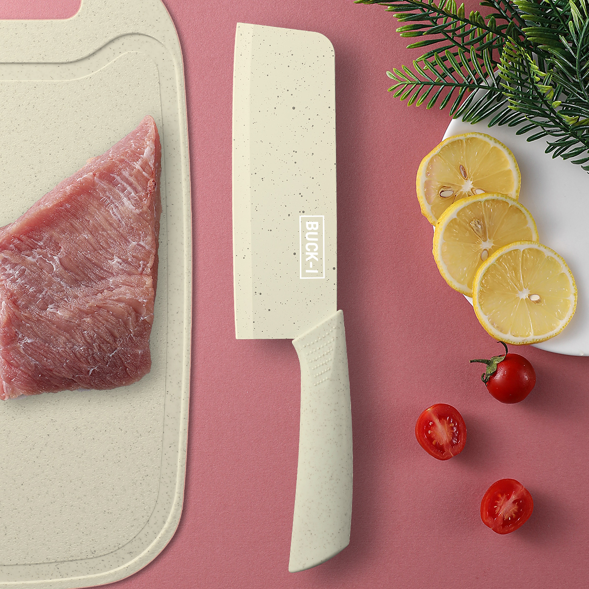 Five-piece beige stainless ste - огляд і ціна Baby Food Knife Set