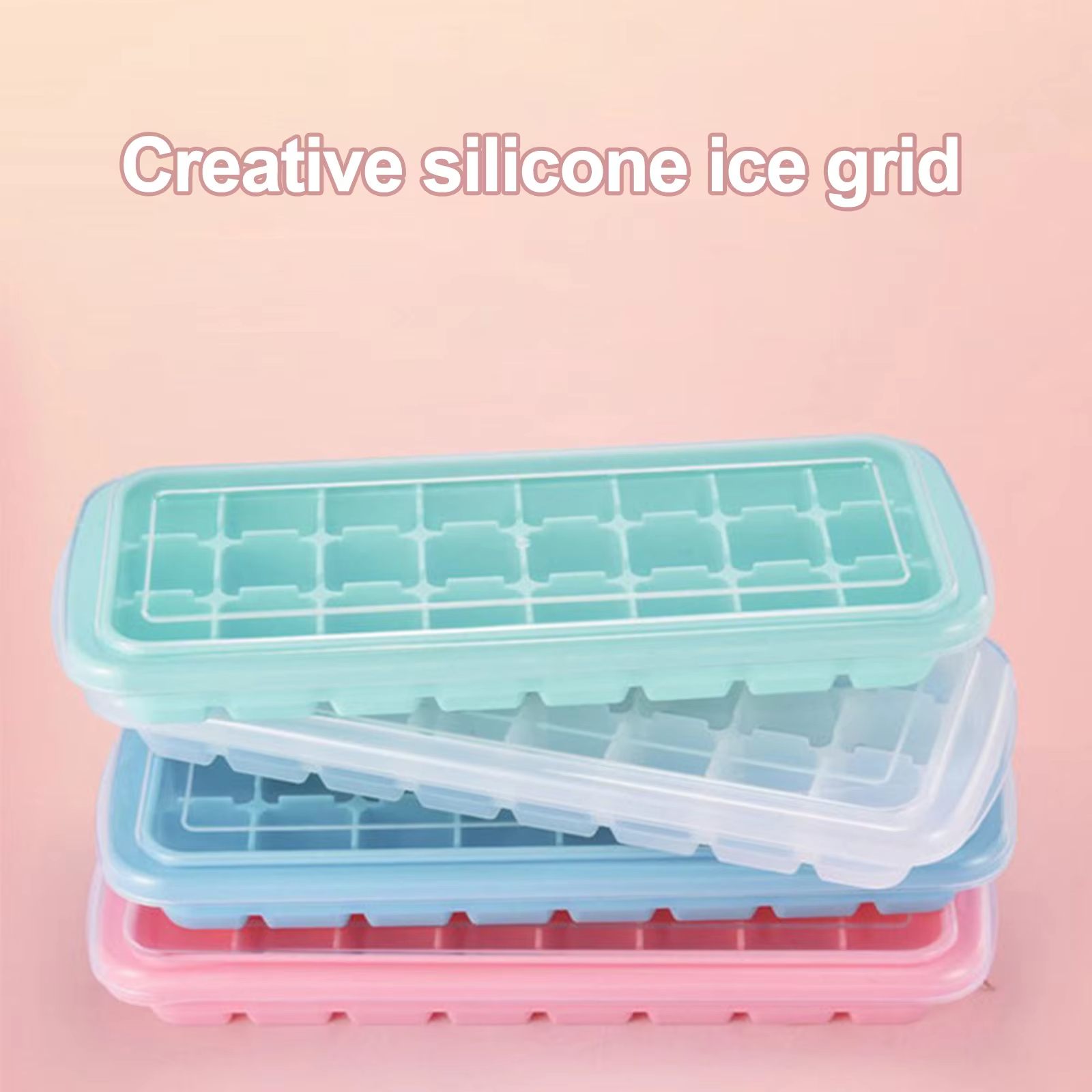 Silicone Ice Cubes Tray with L - огляд і ціна Baby 1 Year Food