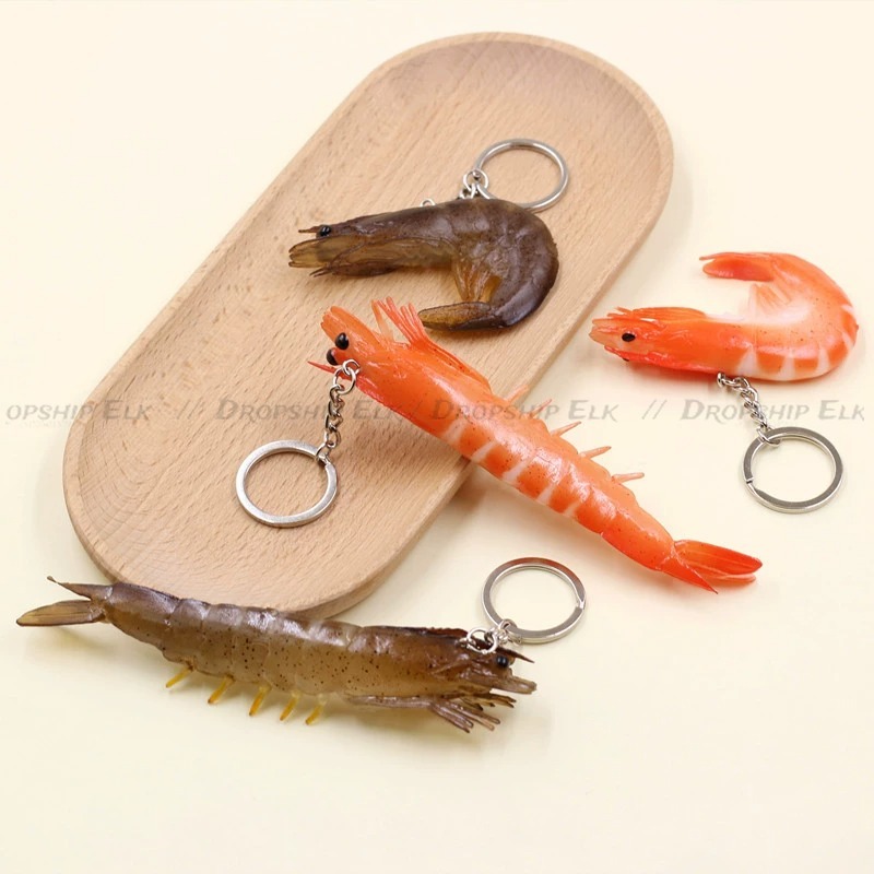 Funny Simulation PVC Shrimp Ke - огляд і ціна Baby Food Shrimp