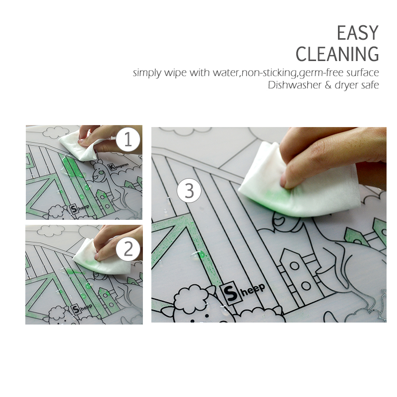 Silicone Baby Placemat 1pc Bab - огляд і ціна Baby Food Tray