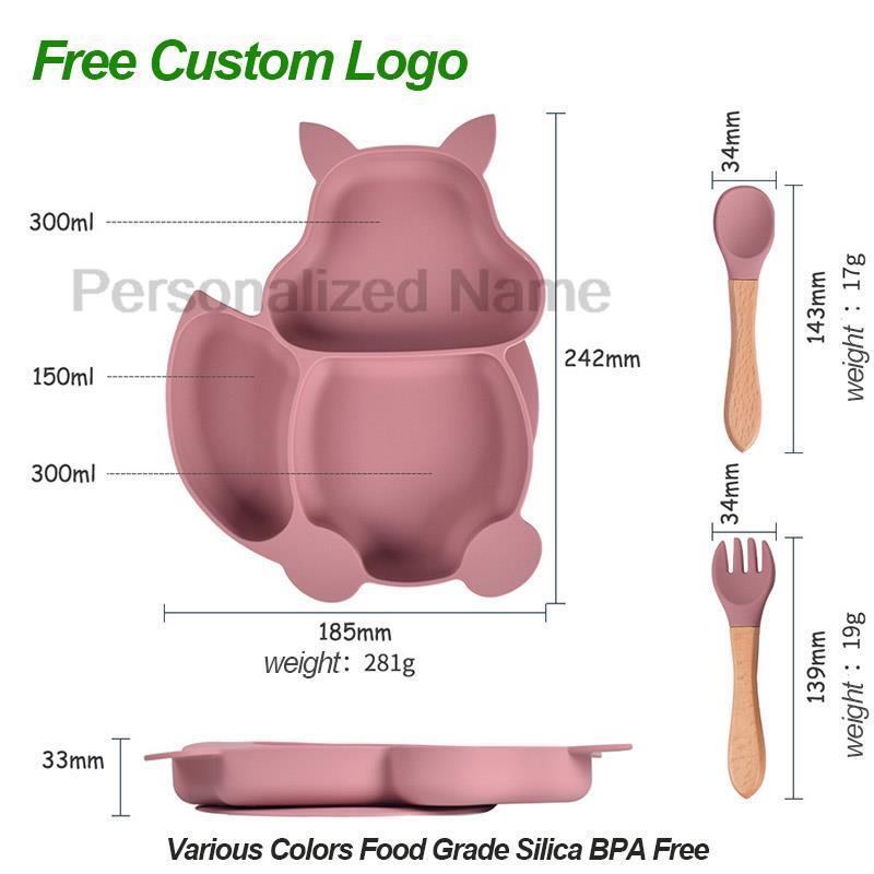 Baby Silicone Sucker Bowl Plat - огляд і ціна Baby Food Menu