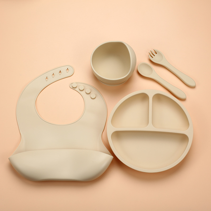 5Pcs Silicone Baby Feeding Set - огляд і ціна Baby Food Menu