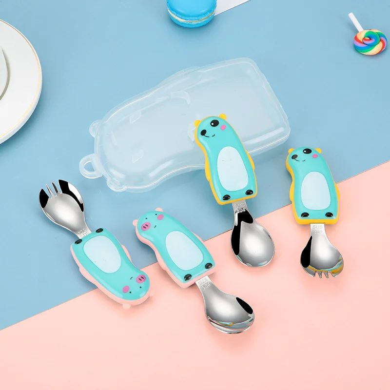 304 children's portable tablew - огляд і ціна Baby Food Knife Set